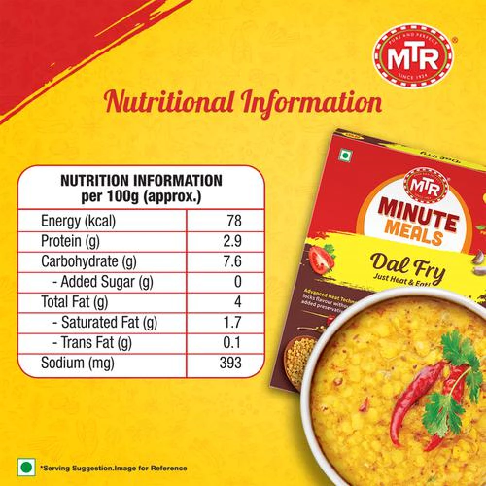 MTR Ready To Eat - Dal Fry, 300 g Pouch-4.webp